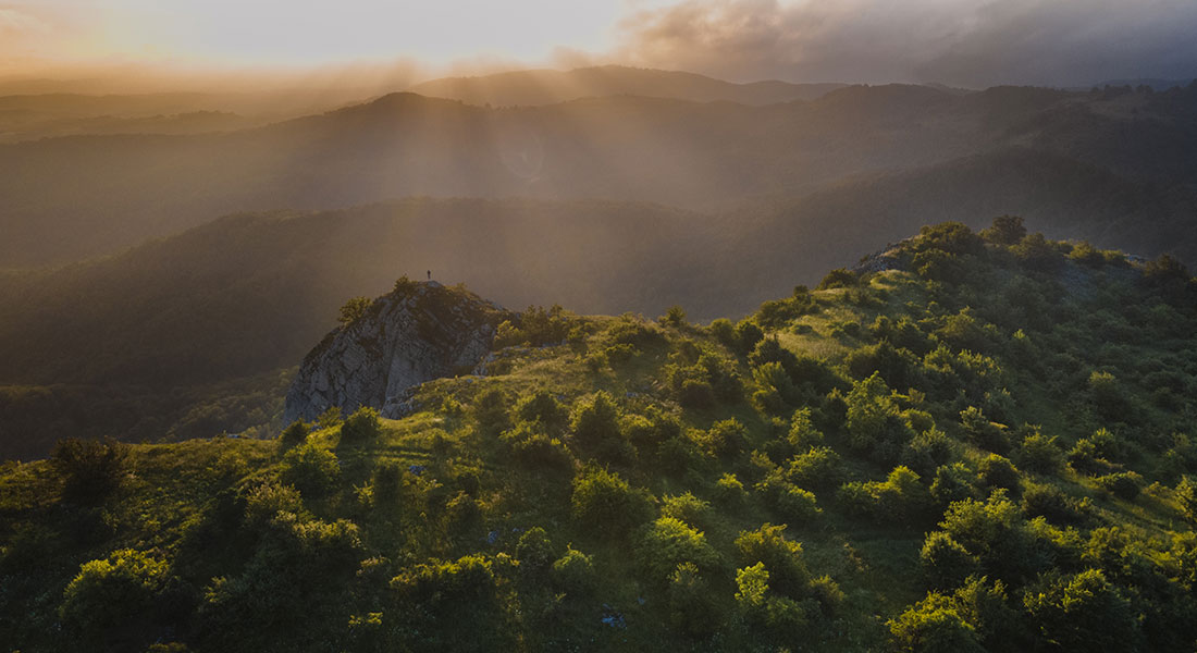 Homoljske planine zalazak sunca panorama
